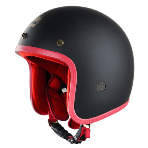 nón royal m20b đen đỏ