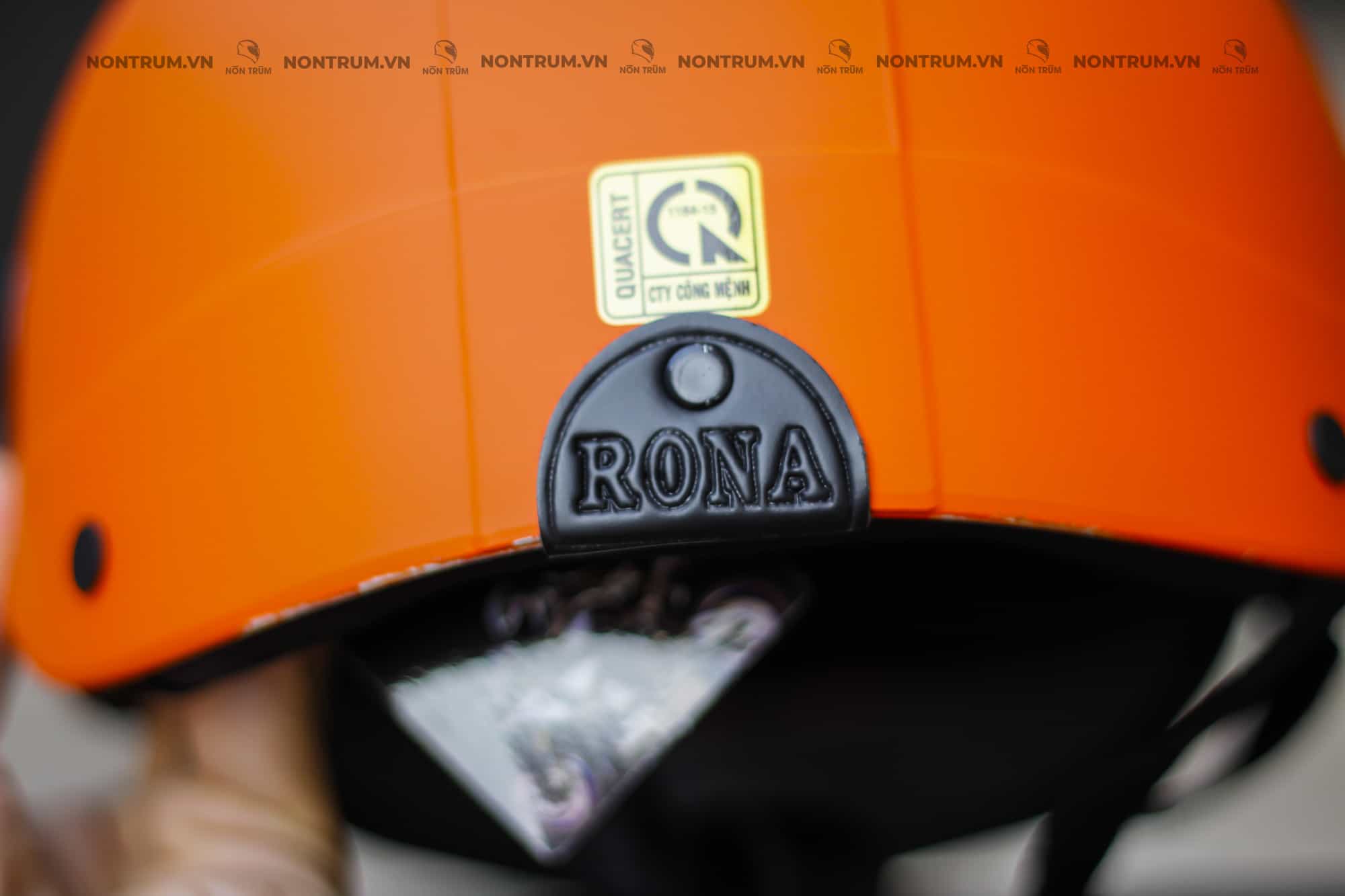nón rona sơn cam