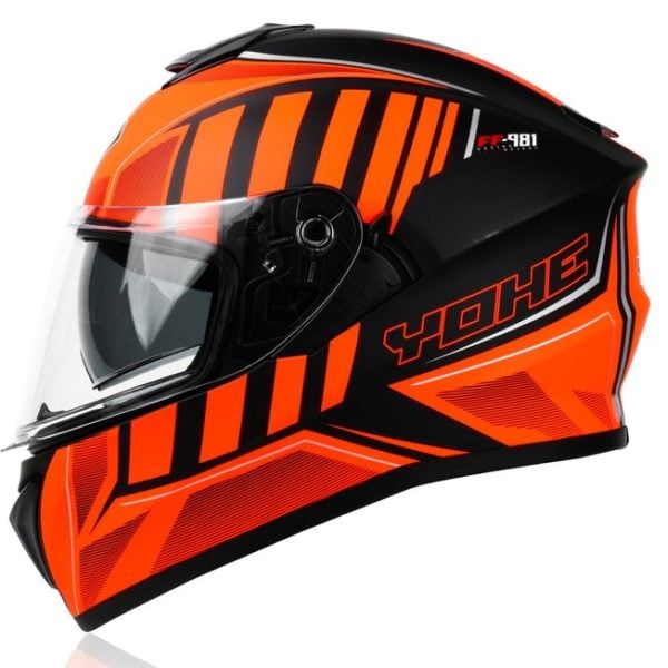 nón fullface yohe 981 đỏ đen