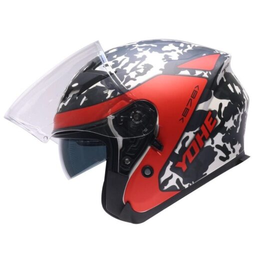 nón yohe 878 đỏ camo
