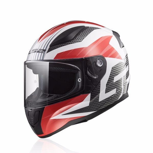LS2 FF353 trắng đỏ
