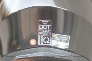 nón 3/4 2 kính ROC r02 đen bóng