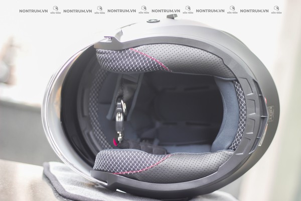 nón bảo hiểm fullface ROC R02 đen nhám