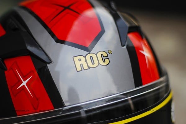 nón bảo hiểm ROC R02 V3 đỏ nhám