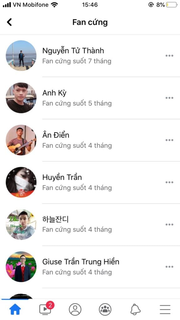 giải thưởng fan cứng tháng 11