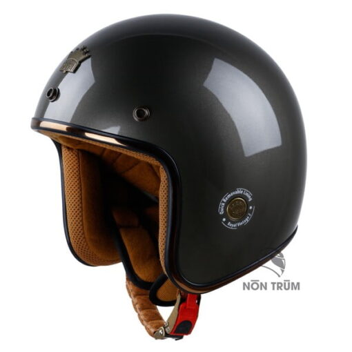 nón royal m20c xám bóng