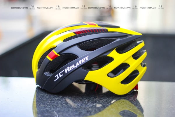 nón xe đạp JC 25 vàng
