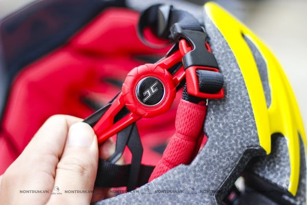 nón xe đạp JC 25 vàng