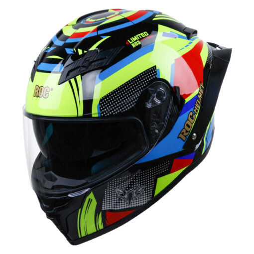 nón fullface ROC R03 V7 xanh bóng