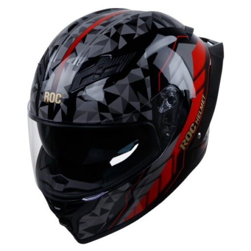 nón fullface ROC R03 V8 đỏ bóng