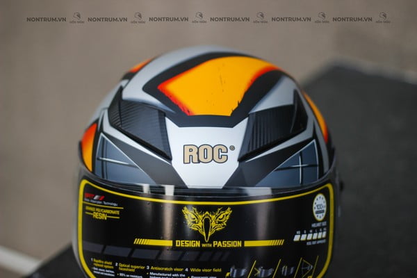 nón fullface ROC R05 cam nhám