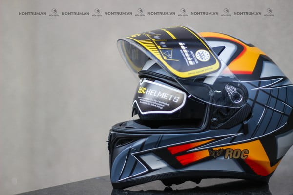 nón fullface ROC R05 cam nhám