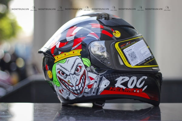 nón fullface ROC R05 Joker bóng