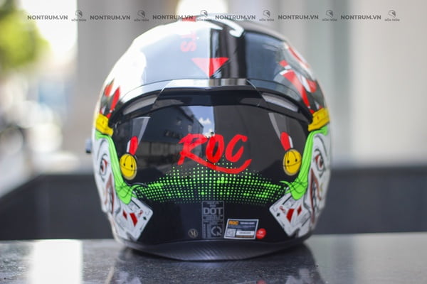 nón fullface ROC R05 Joker bóng