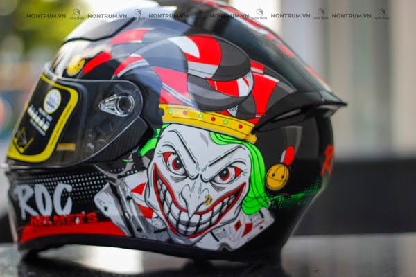 nón fullface ROC R05 Joker bóng