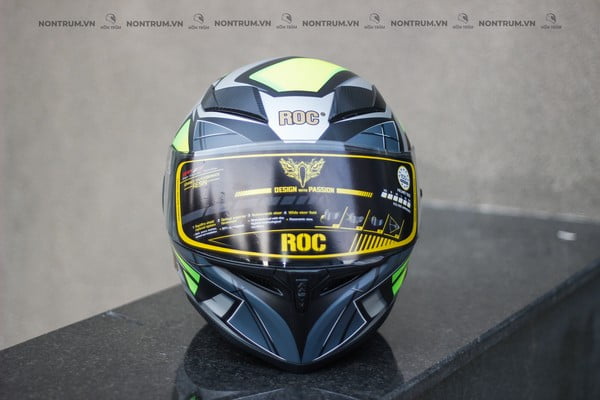 nón fullface ROC R05 xanh nhám