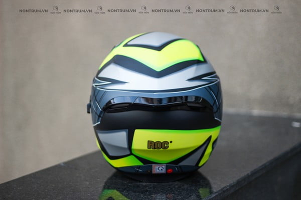 nón fullface ROC R05 xanh nhám