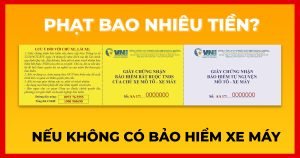 phạt bao nhiêu nếu không có bảo hiểm xe máy