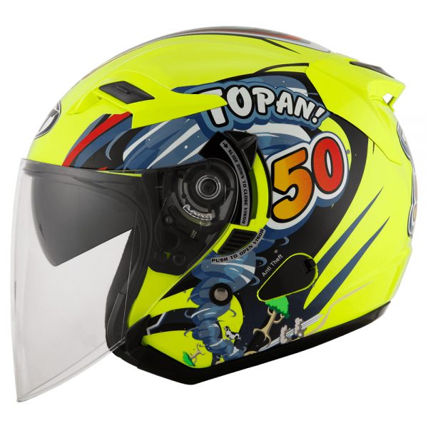 nón bảo hiểm 3/4 kyt venom toppan