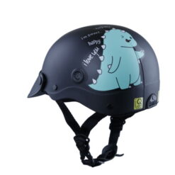 nón bảo hiểm sơn Rona Dino đen
