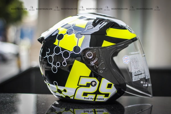 nón bảo hiểm 3/4 kyt venom iannone