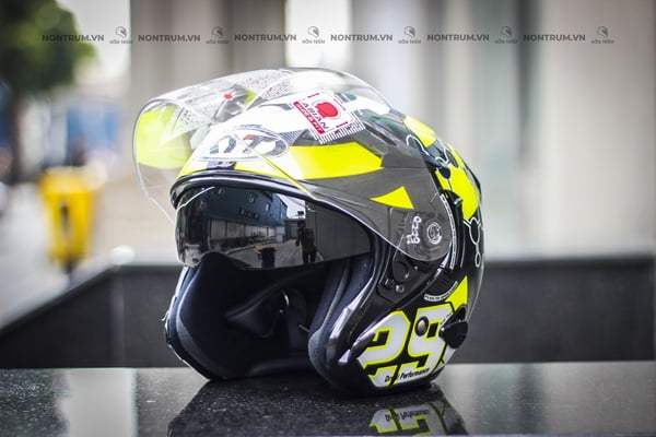 nón bảo hiểm 3/4 kyt venom iannone