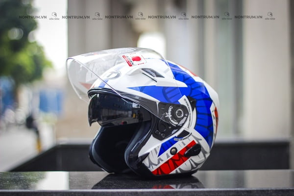 nón bảo hiểm 3/4 kyt venom star