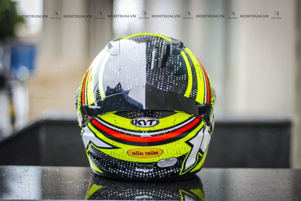 nón bảo hiểm kyt nfr energy red/yellow