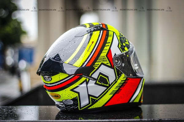 nón bảo hiểm kyt nfr energy red/yellow