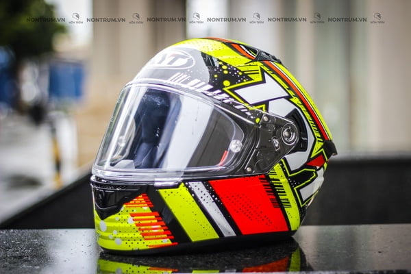 nón bảo hiểm kyt nfr energy red/yellow