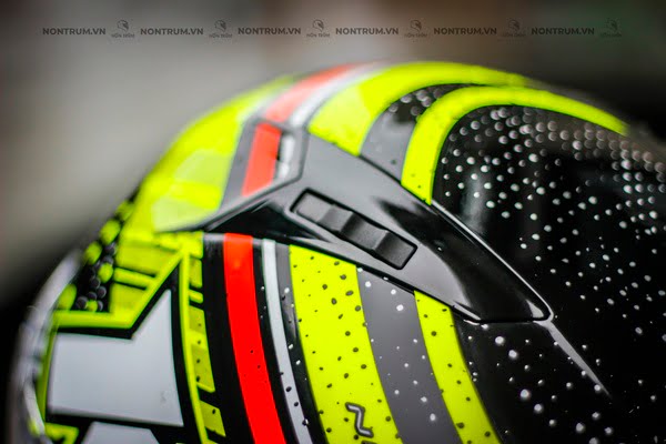 nón bảo hiểm kyt nfr energy red/yellow