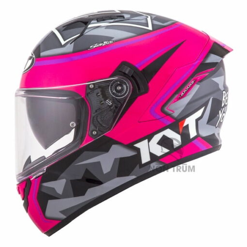 nón bảo hiểm kyt nfr Espargaro hồng