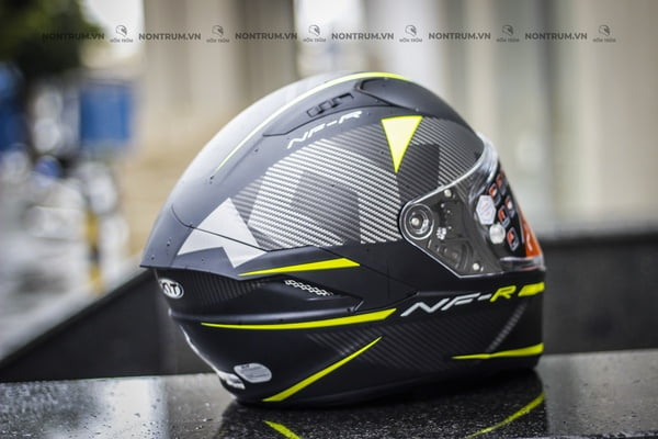 nón bảo hiểm fullface kyt nfr logo yellow
