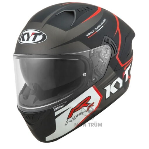 nón bảo hiểm kyt nfr track matt grey