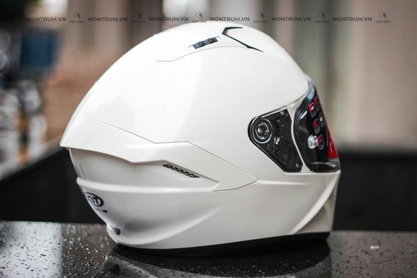nón bảo hiểm fullface kyt nfr trắng