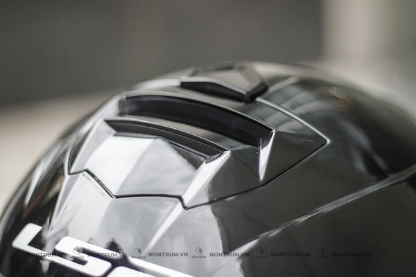nón bảo hiểm fullface ls2 ff800 đen bóng
