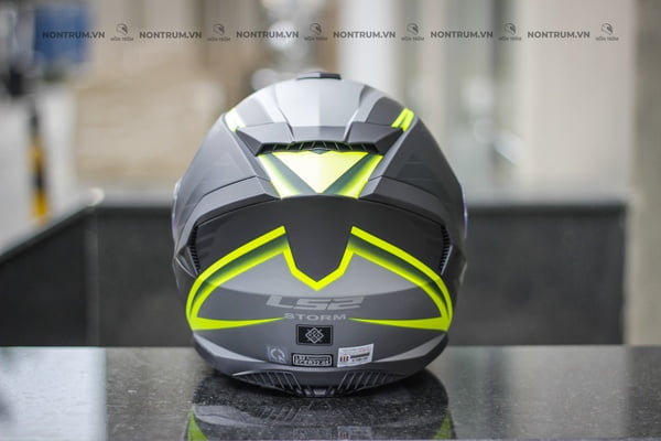 nón bảo hiểm fullface ls2 ff800 đen xanh