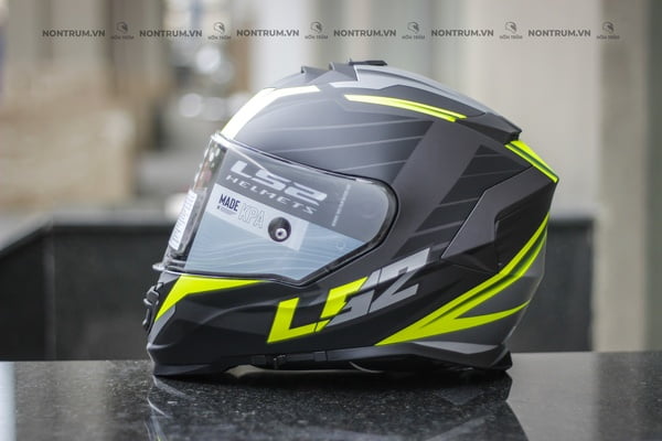 nón bảo hiểm fullface ls2 ff800 đen xanh