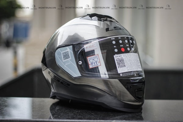 nón bảo hiểm fullface ls2 ff800 xước