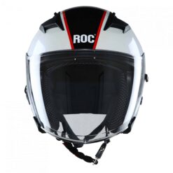 nón bảo hiểm 3/4 ROC R02 trắng tem