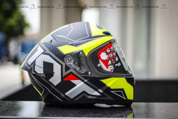 nón bảo hiểm fullface kyt tt-course electron yellow