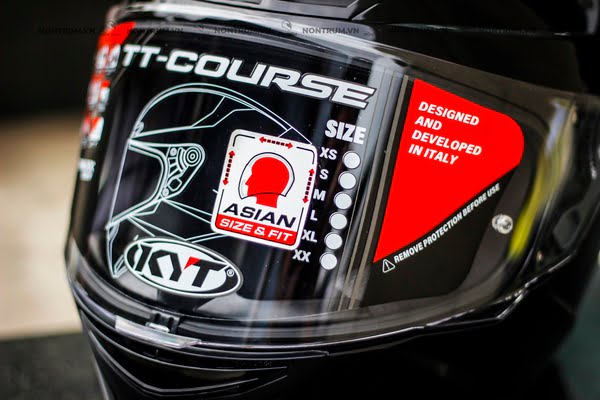 nón bảo hiểm fullface kyt tt-course đen