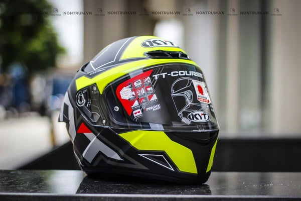 nón bảo hiểm fullface kyt tt-course electron yellow