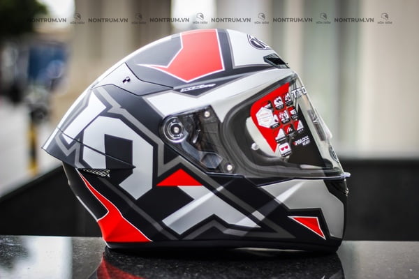 nón bảo hiểm fullface kyt tt-course electron red