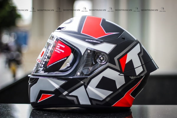 nón bảo hiểm fullface kyt tt-course electron red