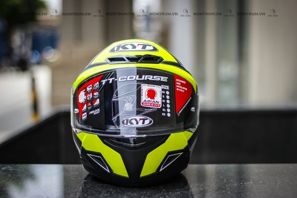 nón bảo hiểm fullface kyt tt-course electron yellow