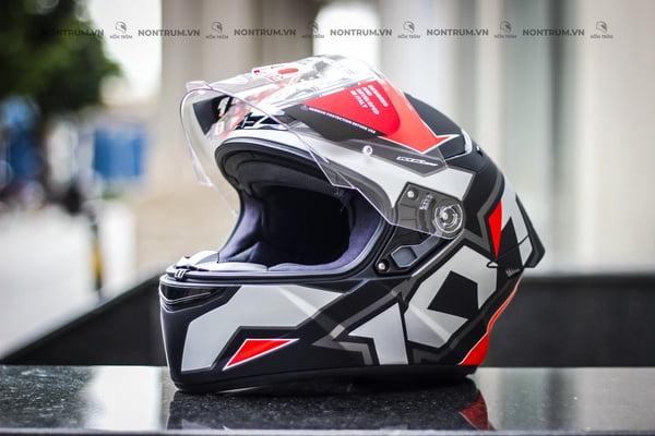 nón bảo hiểm fullface kyt tt-course electron red