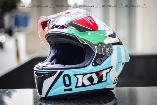 nón bảo hiểm fullface kyt tt-course leopard