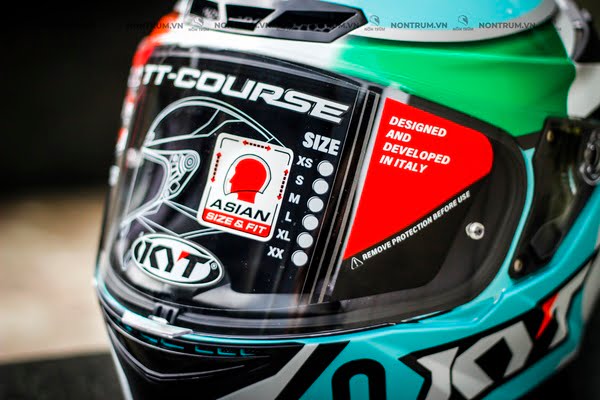 nón bảo hiểm fullface kyt tt-course leopard