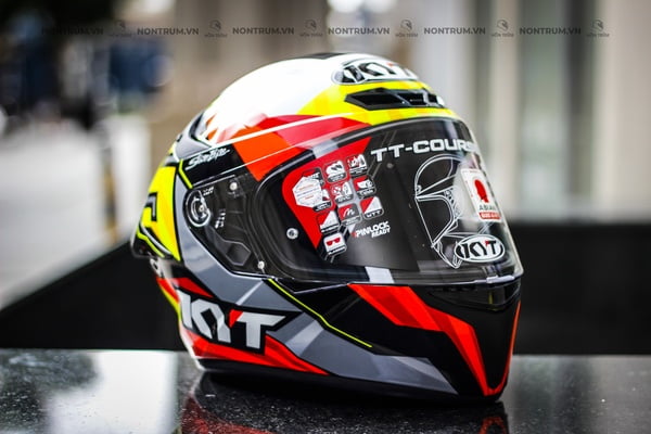 nón bảo hiểm fullface kyt tt-course jaume